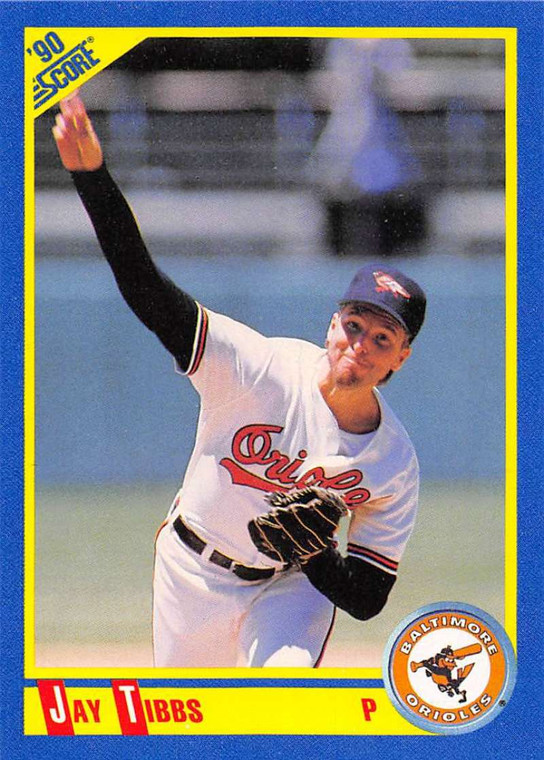 1990 Score #480 Jay Tibbs VG Baltimore Orioles 