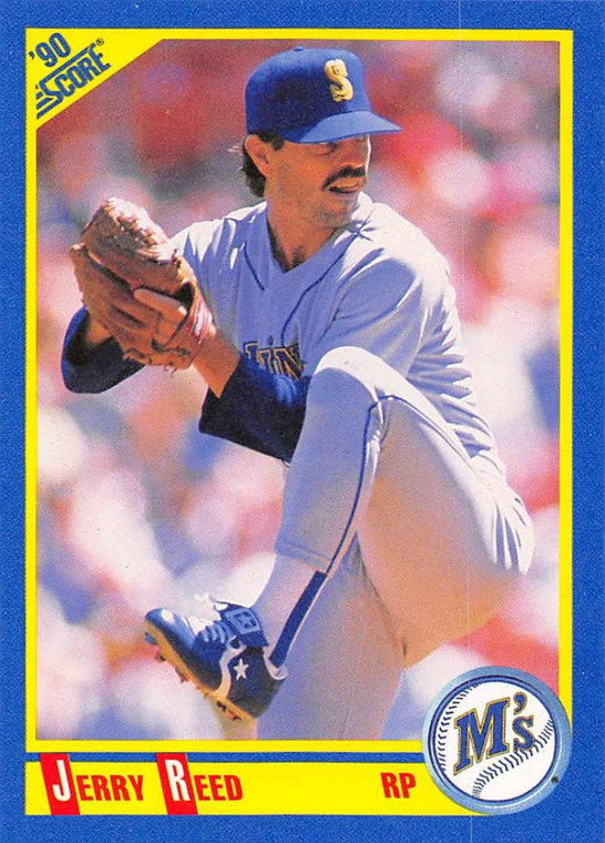 1990 Score #492 Jerry Reed VG Seattle Mariners 