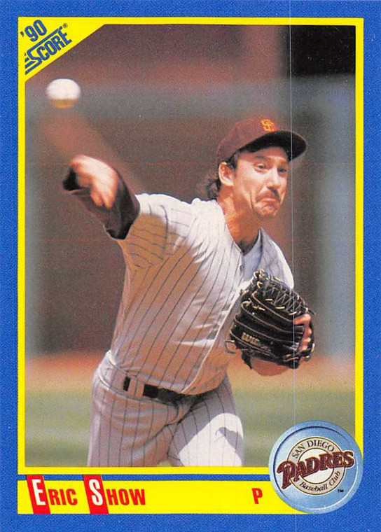 1990 Score #493 Eric Show VG San Diego Padres 