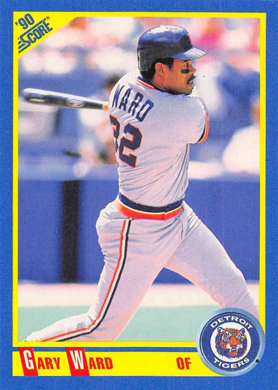 1990 Score #513 Gary Ward VG Detroit Tigers 