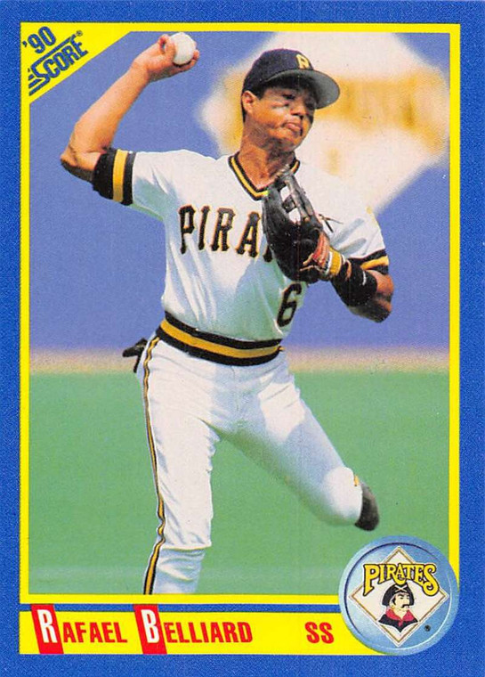 1990 Score #520 Rafael Belliard VG Pittsburgh Pirates 