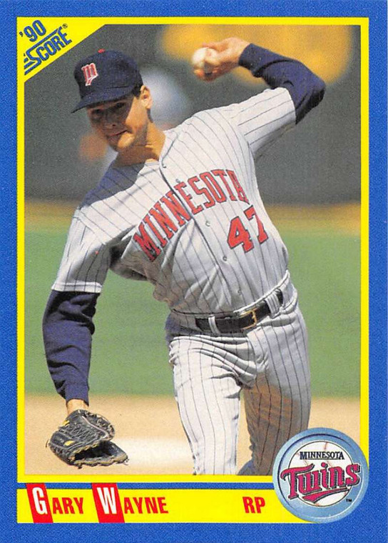 1990 Score #527 Gary Wayne VG Minnesota Twins 