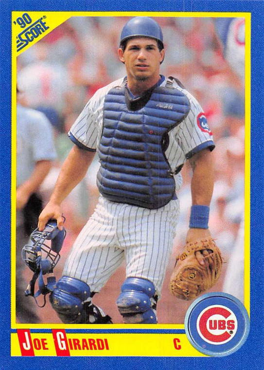 1990 Score #535 Joe Girardi VG Chicago Cubs 