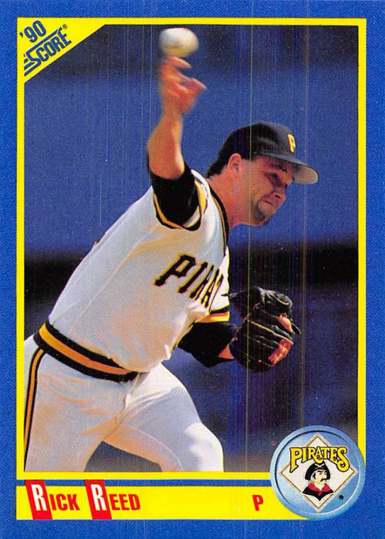 1990 Score #544 Rick Reed VG RC Rookie Pittsburgh Pirates 