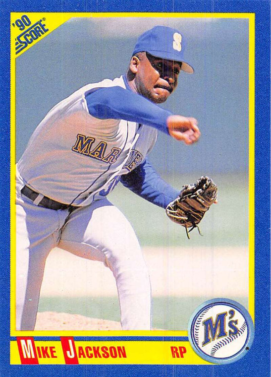 1990 Score #546 Mike Jackson VG Seattle Mariners 