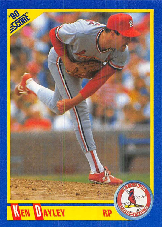 1990 Score #556 Ken Dayley VG St. Louis Cardinals 