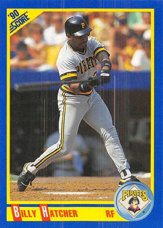 1990 Score #562 Billy Hatcher VG Pittsburgh Pirates 