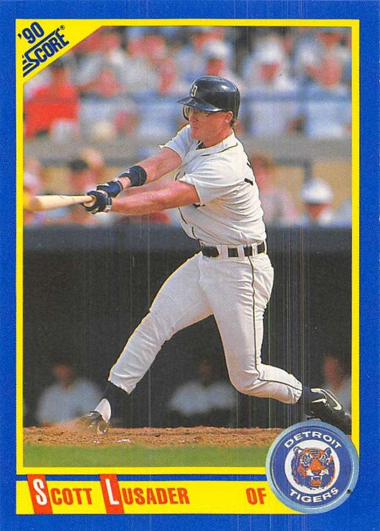 1990 Score #575 Scott Lusader VG Detroit Tigers 