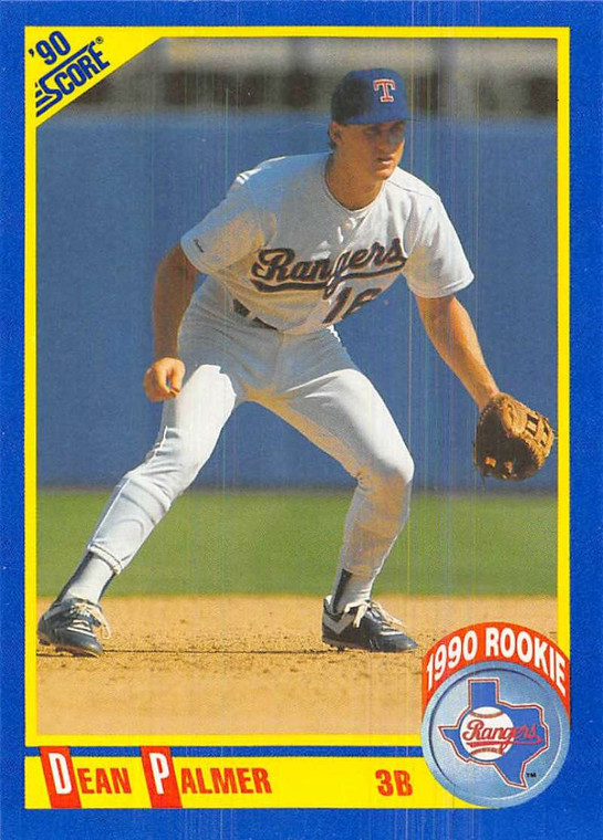 1990 Score #594 Dean Palmer VG RC Rookie Texas Rangers 