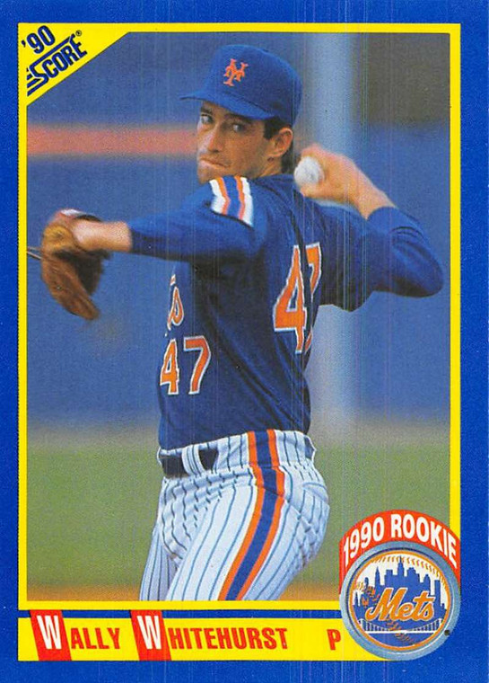 1990 Score #599 Wally Whitehurst VG New York Mets 