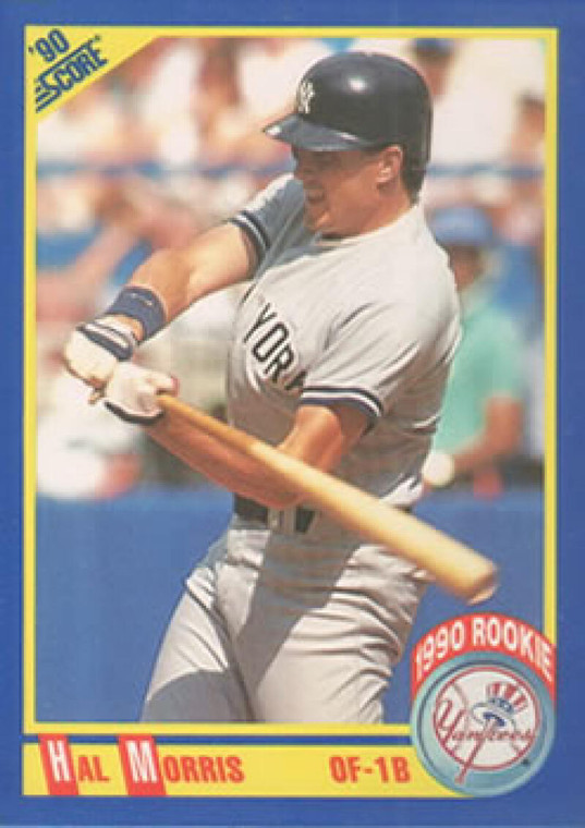 1990 Score #602 Hal Morris VG New York Yankees 