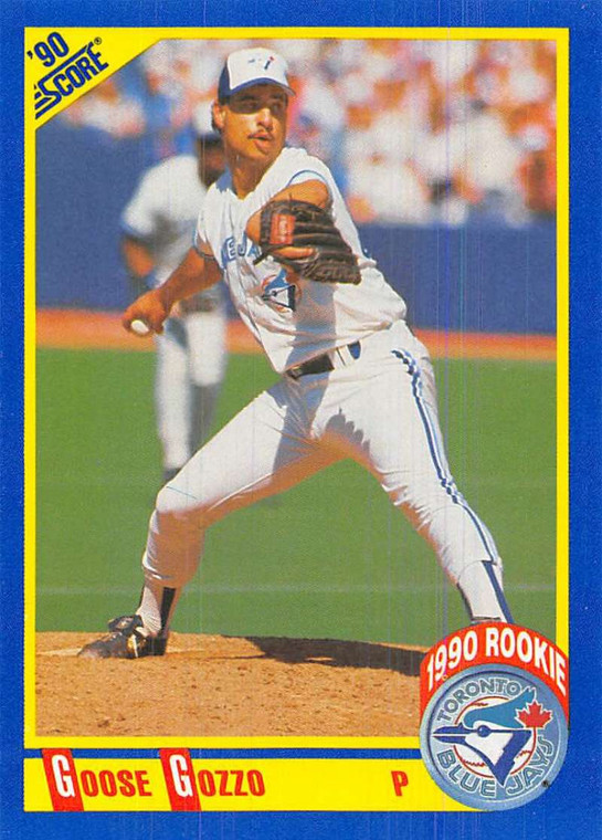 1990 Score #610 Mauro Gozzo VG RC Rookie Toronto Blue Jays 