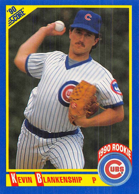 1990 Score #646 Kevin Blankenship VG Chicago Cubs 