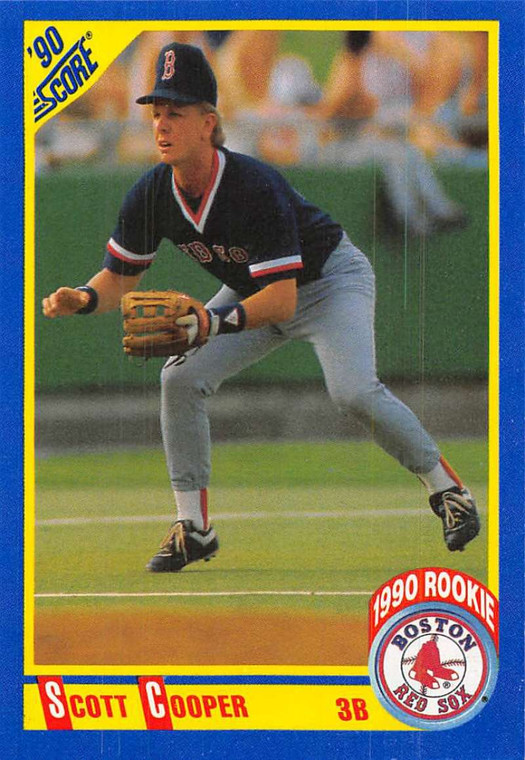 1990 Score #651 Scott Cooper VG RC Rookie Boston Red Sox 