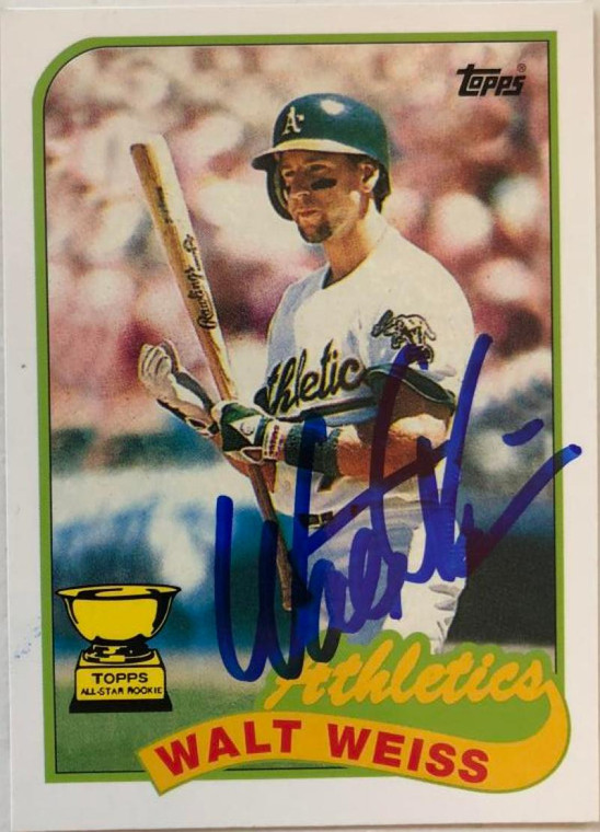 Walt Weiss Autographed 2005 Topps Rookie Cup Reprints #63