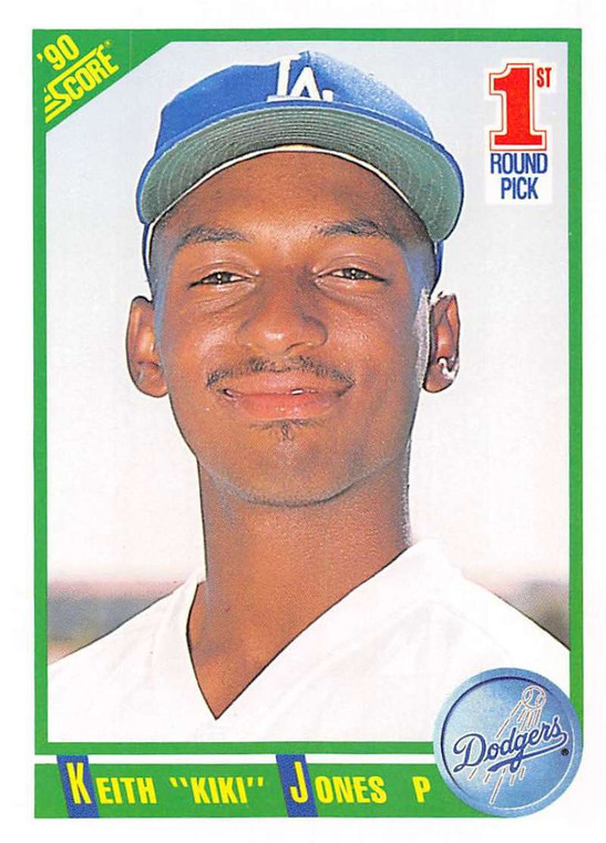 1990 Score #676 Kiki Jones VG RC Rookie Los Angeles Dodgers 