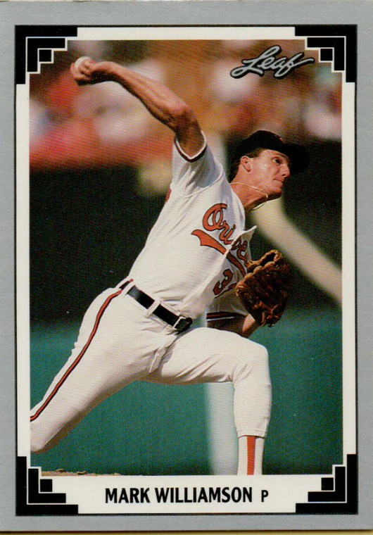 1991 Leaf #21 Mark Williamson VG Baltimore Orioles 