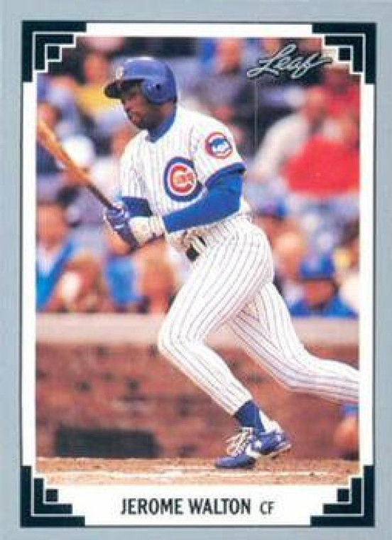 1991 Leaf #39 Jerome Walton VG Chicago Cubs 