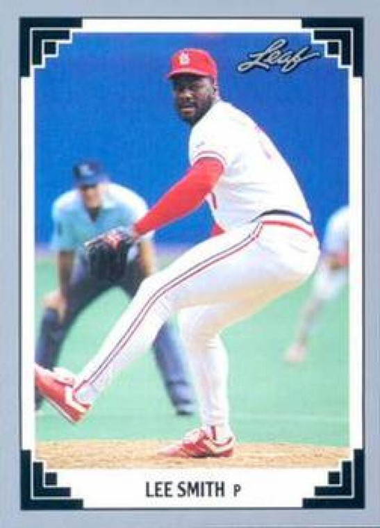 1991 Leaf #44 Lee Smith VG St. Louis Cardinals 