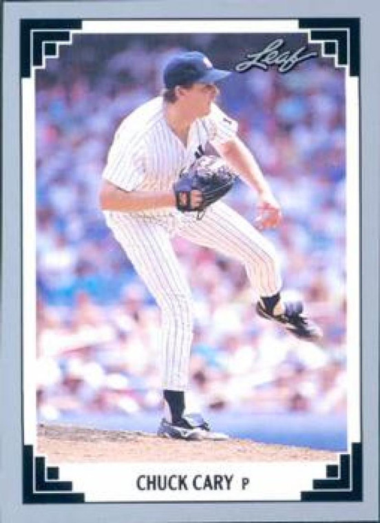 1991 Leaf #66 Chuck Cary VG New York Yankees 