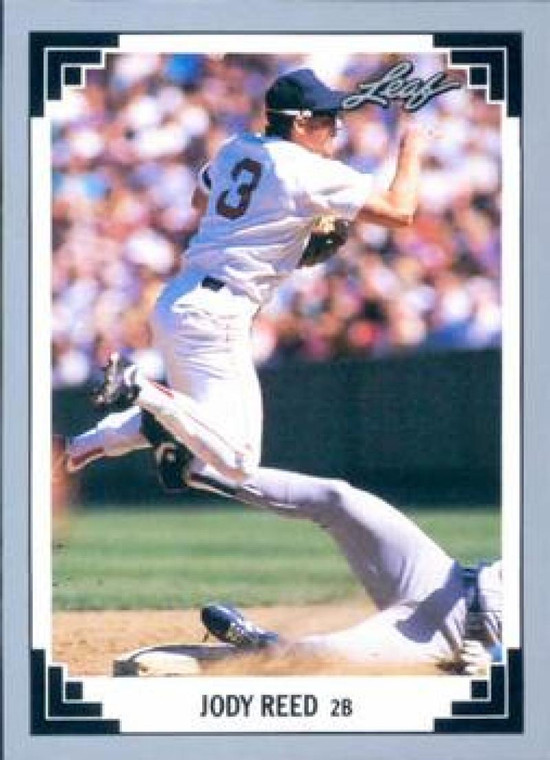 1991 Leaf #69 Jody Reed VG Boston Red Sox 