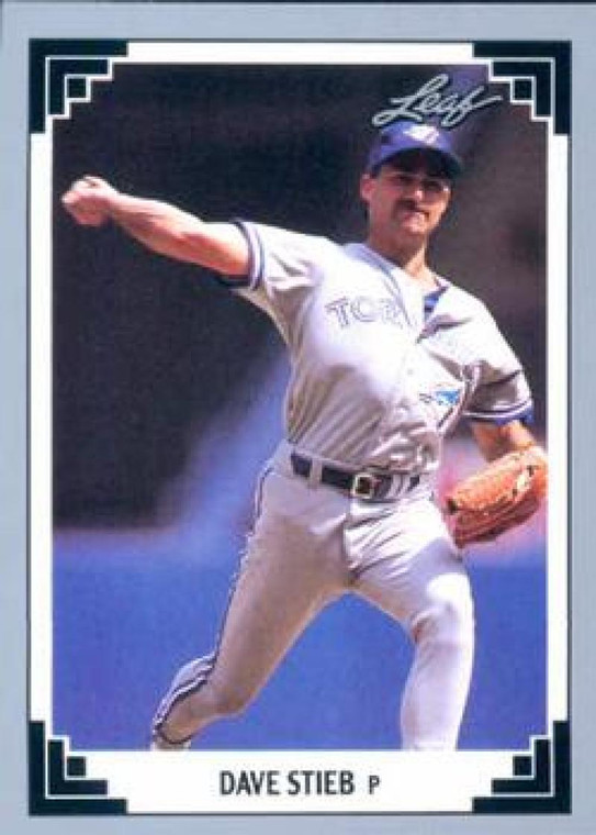 1991 Leaf #96 Dave Stieb VG Toronto Blue Jays 