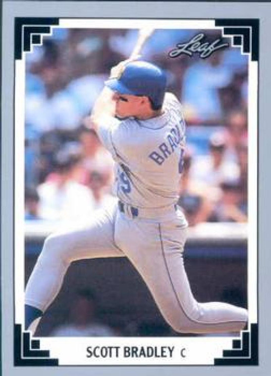 1991 Leaf #99 Scott Bradley VG Seattle Mariners 