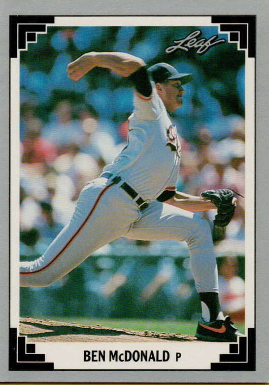 1991 Leaf #117 Ben McDonald VG Baltimore Orioles 
