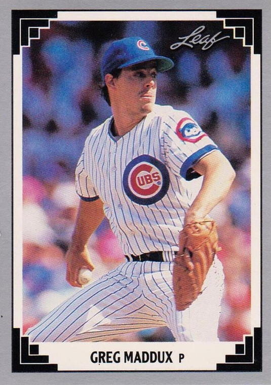 1991 Leaf #127 Greg Maddux VG Chicago Cubs 