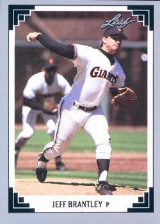 1991 Leaf #136 Jeff Brantley UER VG San Francisco Giants 