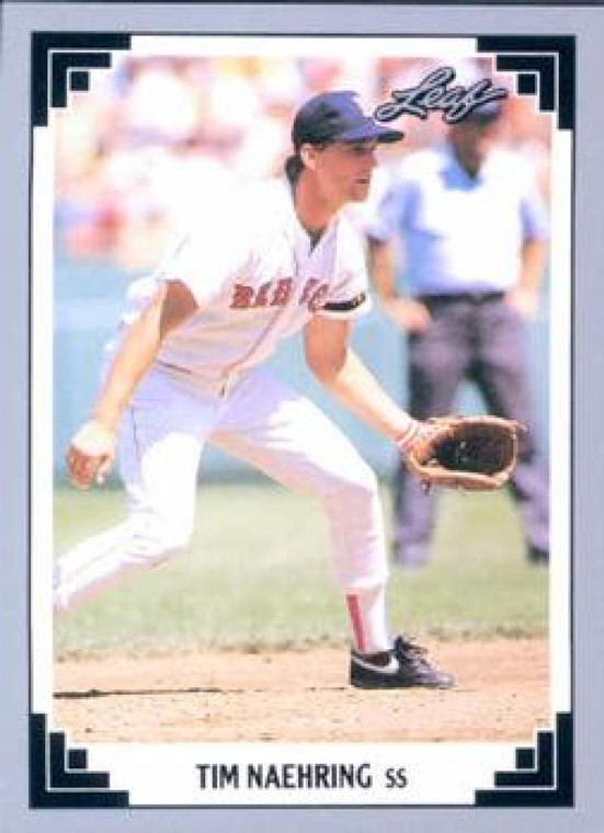 1991 Leaf #150 Tim Naehring VG Boston Red Sox 