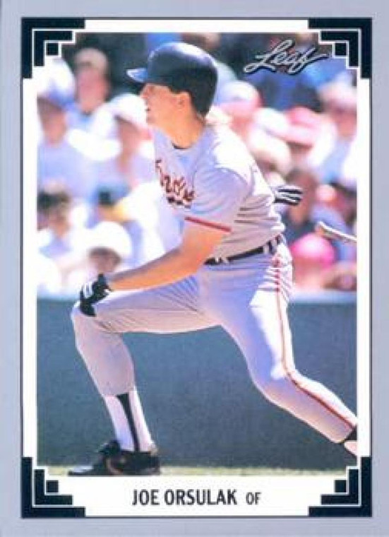 1991 Leaf #152 Joe Orsulak VG Baltimore Orioles 