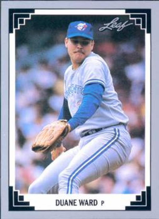 1991 Leaf #154 Duane Ward VG Toronto Blue Jays 