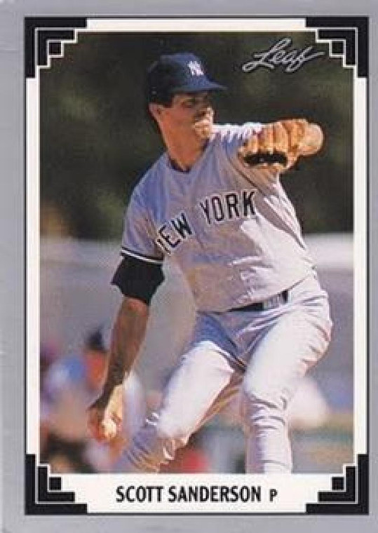 1991 Leaf #169 Scott Sanderson VG New York Yankees 