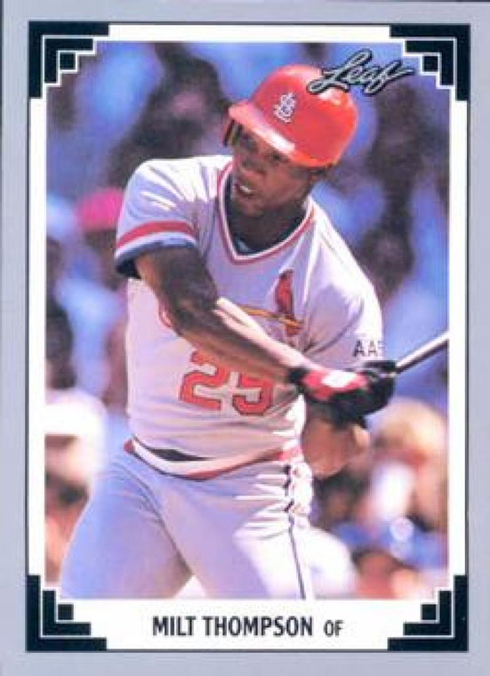 1991 Leaf #176 Milt Thompson VG St. Louis Cardinals 