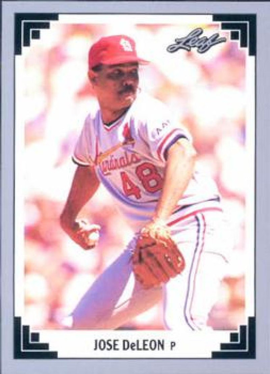 1991 Leaf #190 Jose DeLeon VG St. Louis Cardinals 
