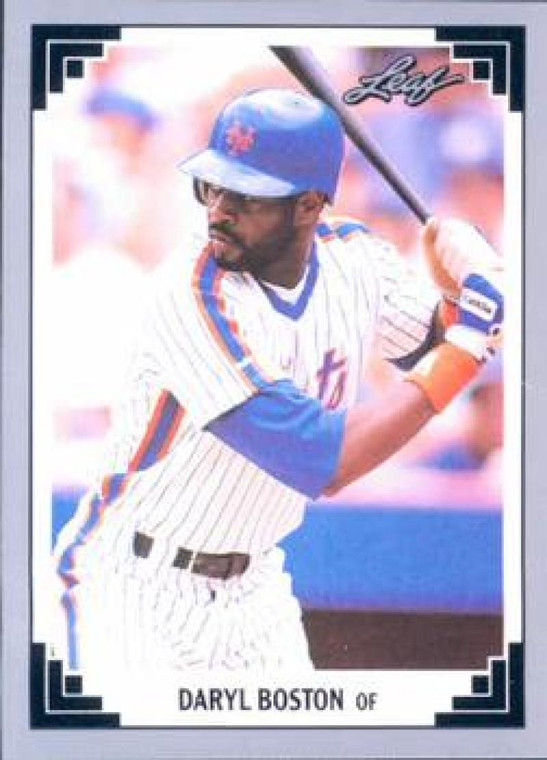 1991 Leaf #202 Daryl Boston VG New York Mets 