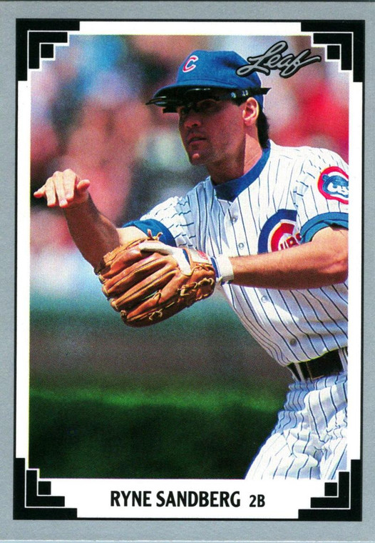 1991 Leaf #207 Ryne Sandberg VG Chicago Cubs 