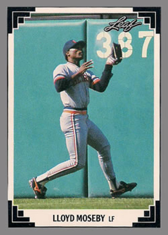 1991 Leaf #223 Lloyd Moseby VG Detroit Tigers 