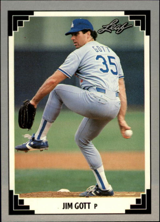 1991 Leaf #229 Jim Gott VG Los Angeles Dodgers 