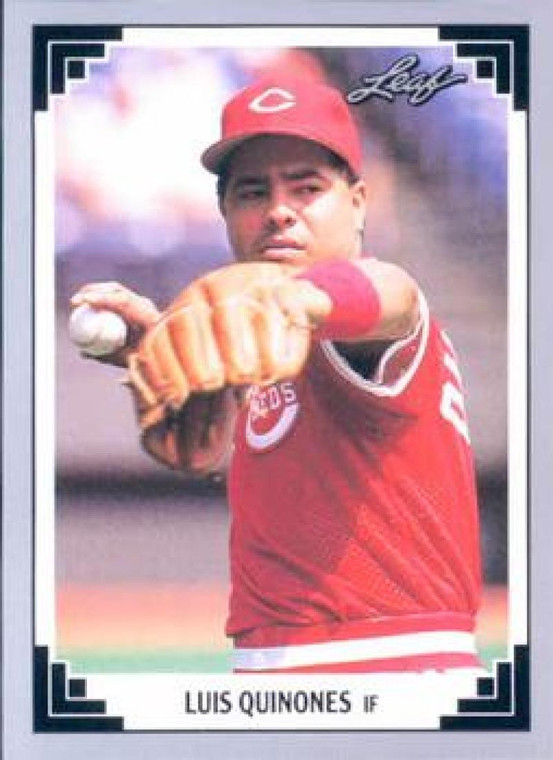 1991 Leaf #233 Luis Quinones VG Cincinnati Reds 