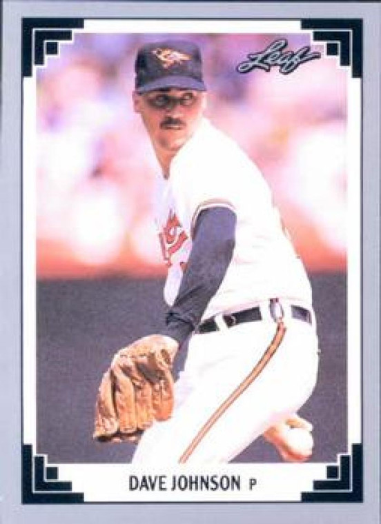1991 Leaf #248 Dave Johnson VG Baltimore Orioles 