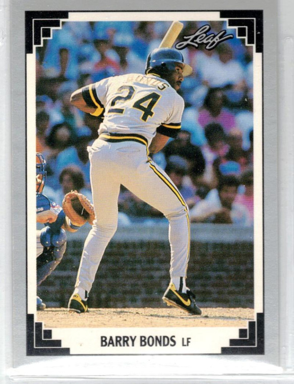 1991 Leaf #261 Barry Bonds VG Pittsburgh Pirates 