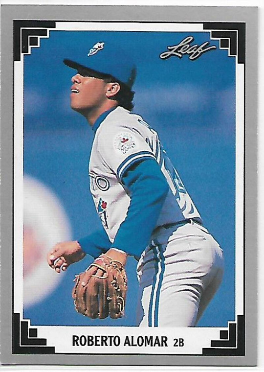 1991 Leaf #267 Roberto Alomar VG Toronto Blue Jays 