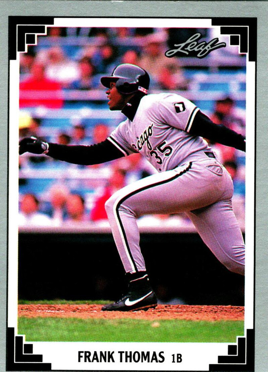 1991 Leaf #281 Frank Thomas VG Chicago White Sox 