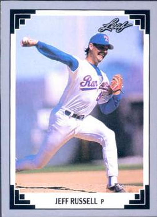 1991 Leaf #291 Jeff Russell VG Texas Rangers 