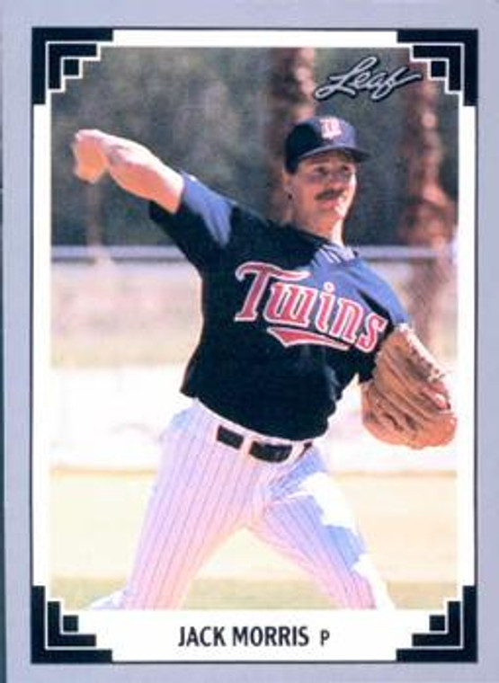 1991 Leaf #294 Jack Morris VG Minnesota Twins 