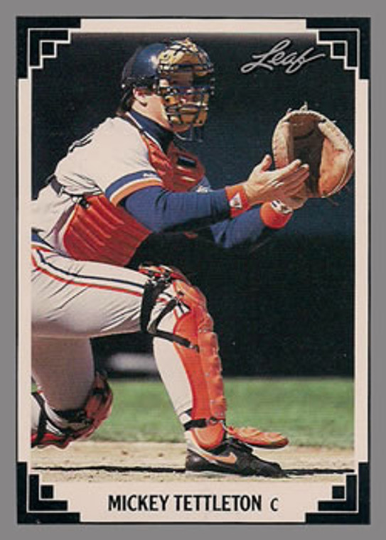 1991 Leaf #322 Mickey Tettleton VG Detroit Tigers 