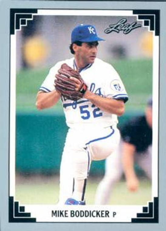 1991 Leaf #330 Mike Boddicker VG Kansas City Royals 