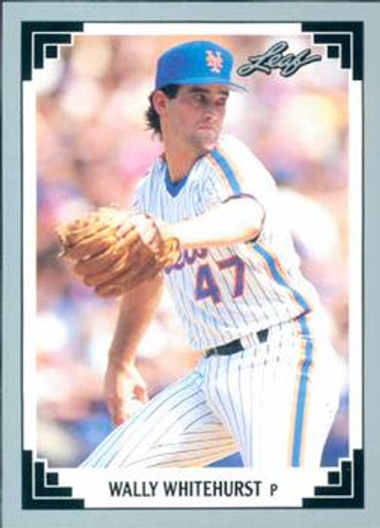 1991 Leaf #333 Wally Whitehurst VG New York Mets 